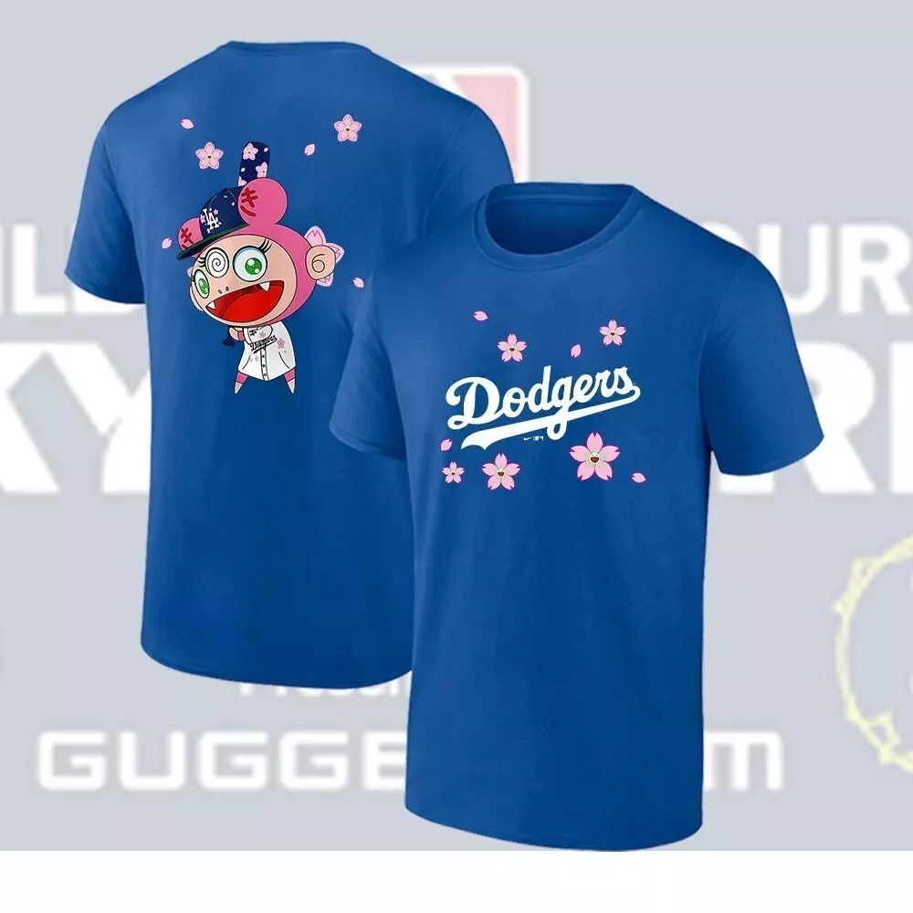 Men Los Angeles Dodgers blank blue MLB 2025 Tshirt style 32->mlb t-shirts->Sports Accessory